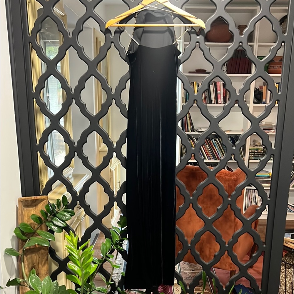 VTG Velvet Halter Gown